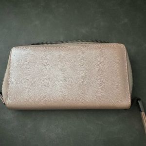 Gold color wallet